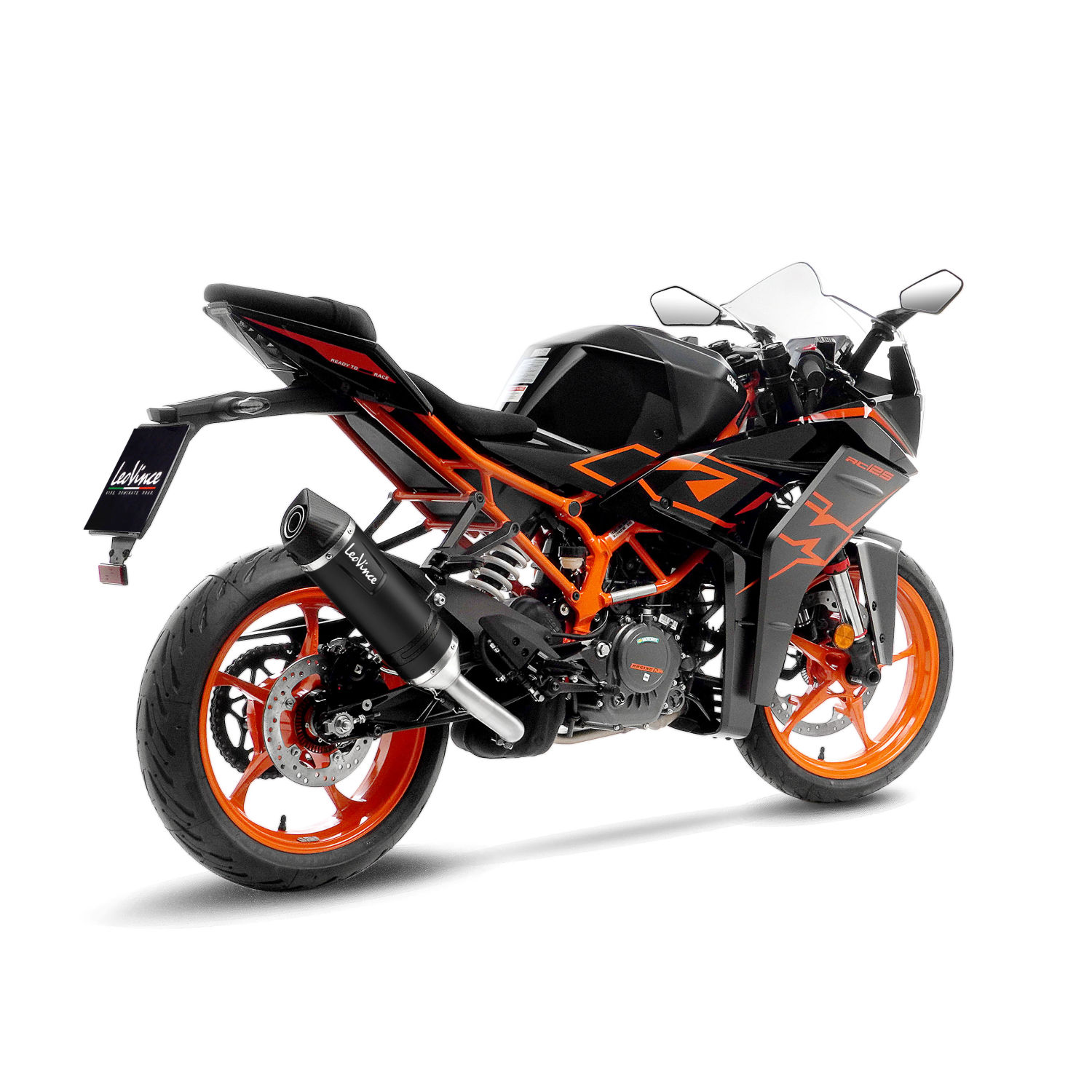 Silencieux LeoVince LV One Evo Black Edition RC 125 homologué - vue 8