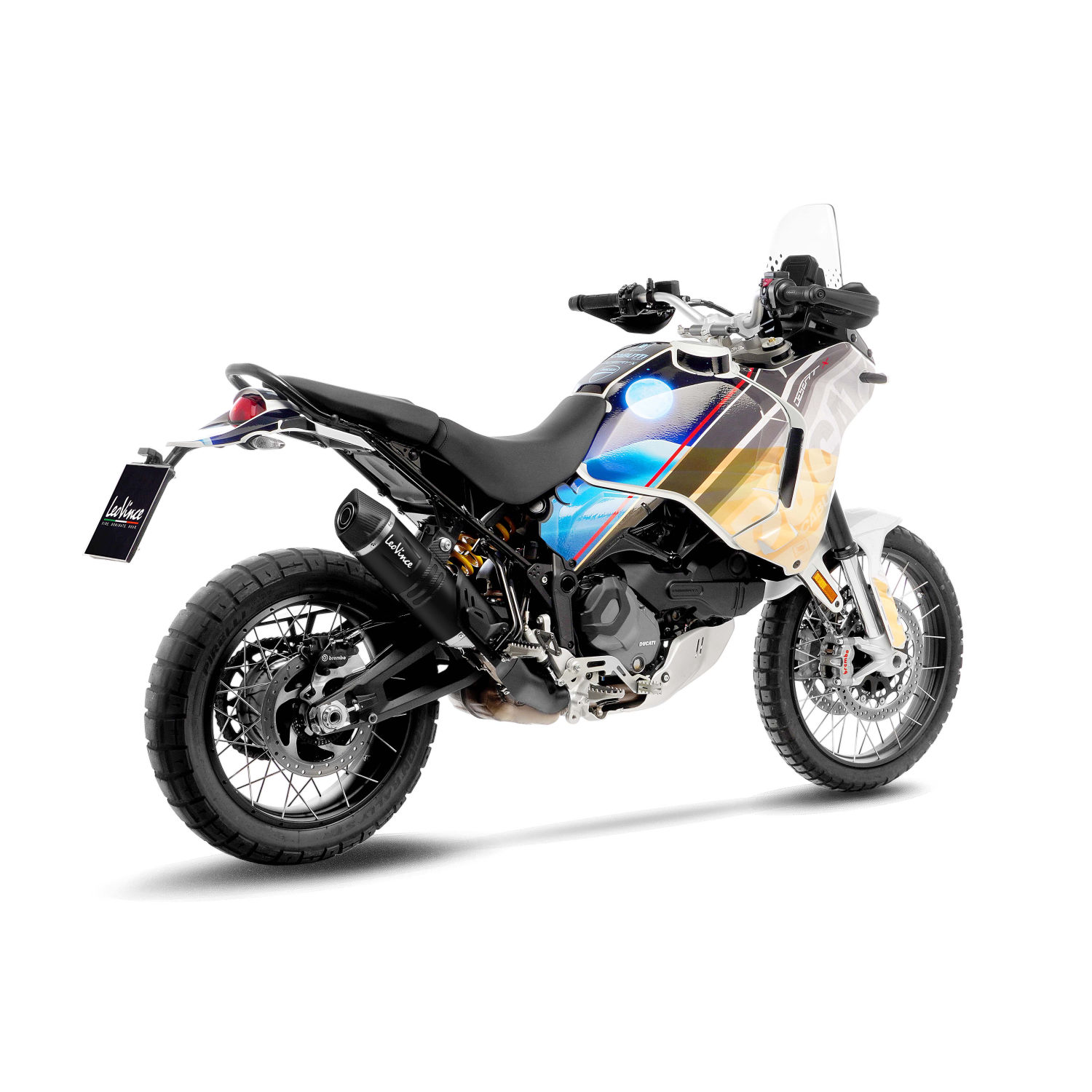 Silencieux LV One Evo Ducati Desertx 2022-2023 homologué - vue 2