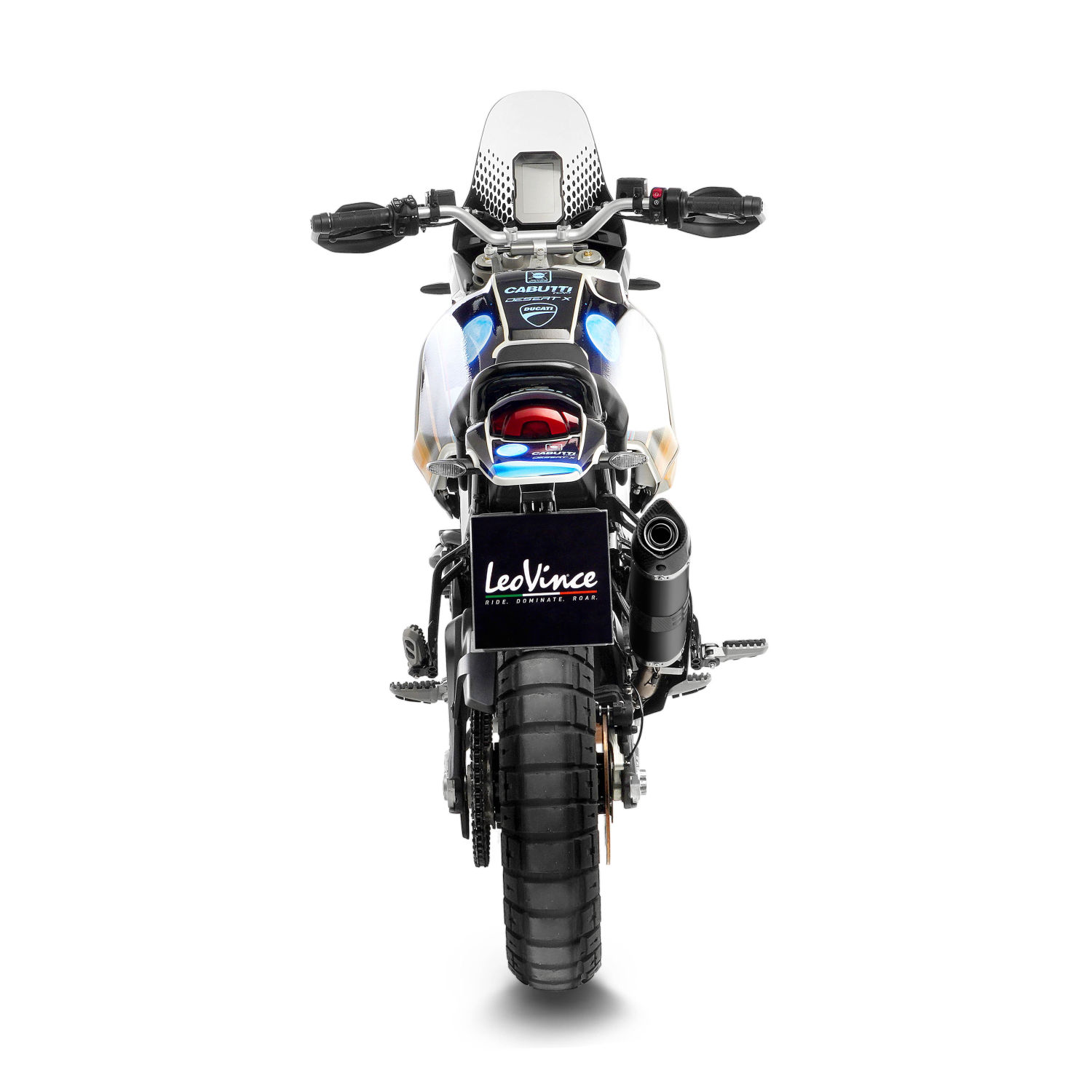 Silencieux LV One Evo Ducati Desertx 2022-2023 homologué - vue 3
