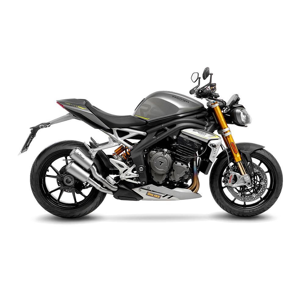 2 Silencieux LV-10 Triumph Speed Triple 1200 RR/RS homologués Leovince - vue 6