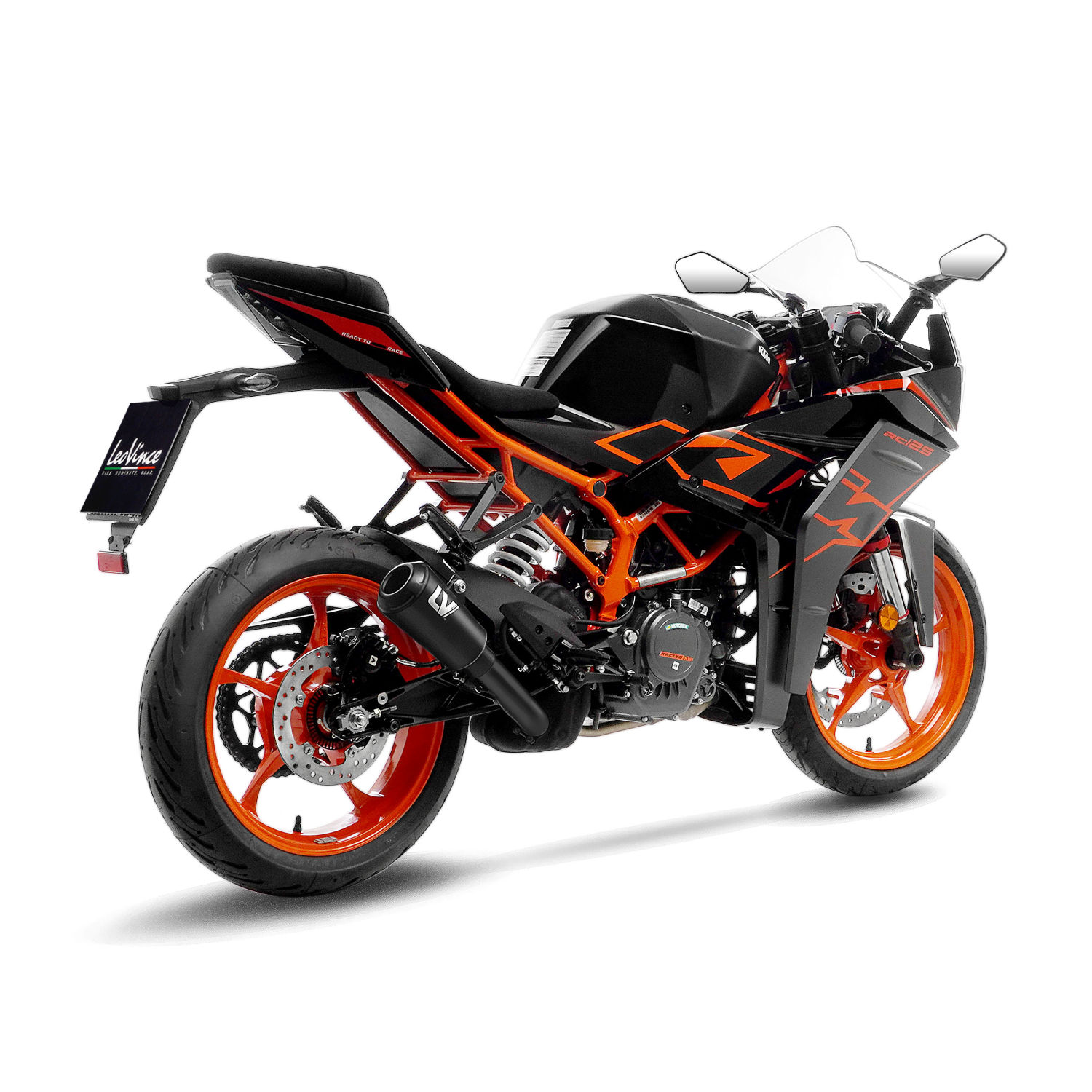 Silencieux Leovince LV-10 Full Black RC 125 non homologué - vue 3