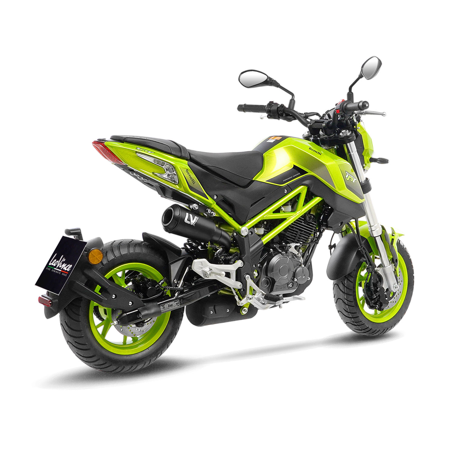 Silencieux Leovince Benelli TNT Tornado Naked T 12 Full Black homologué - vue 2