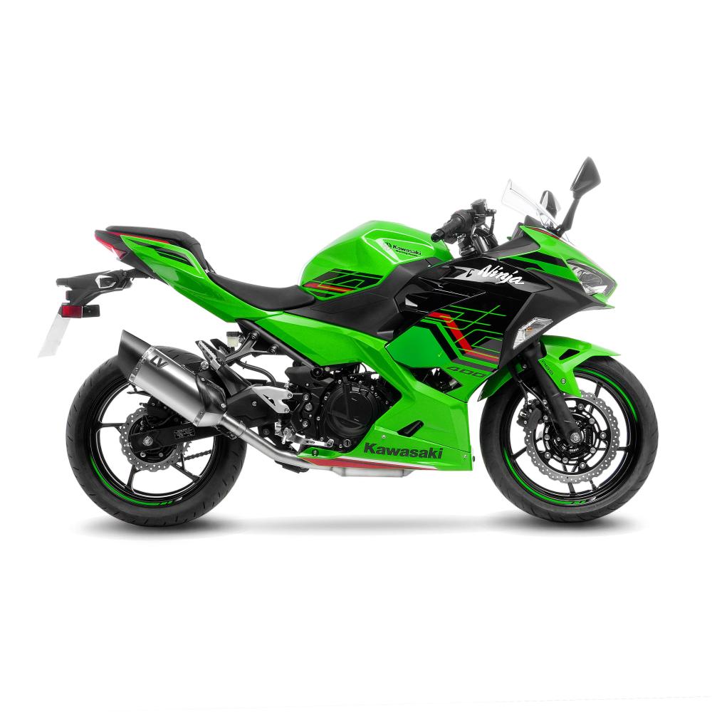 Silencieux Leovince SBK LV-14R Titanium Kawasaki Ninja 400/500 - Z 400/500 - vue 8