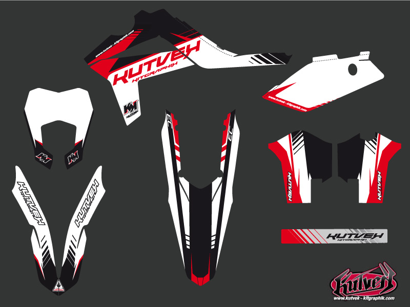Kit décoration moto cross Pulsar GASGAS 250 EC KUTVEK - vue 2