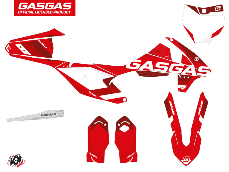 Kit de décoration Kutvek Stella GASGAS MC 85 Rouge - vue 2