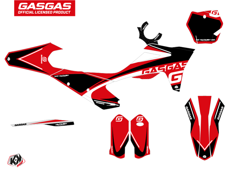Kit de décoration moto cross KUTVEK GASGAS MCF 250 Noir - vue 2