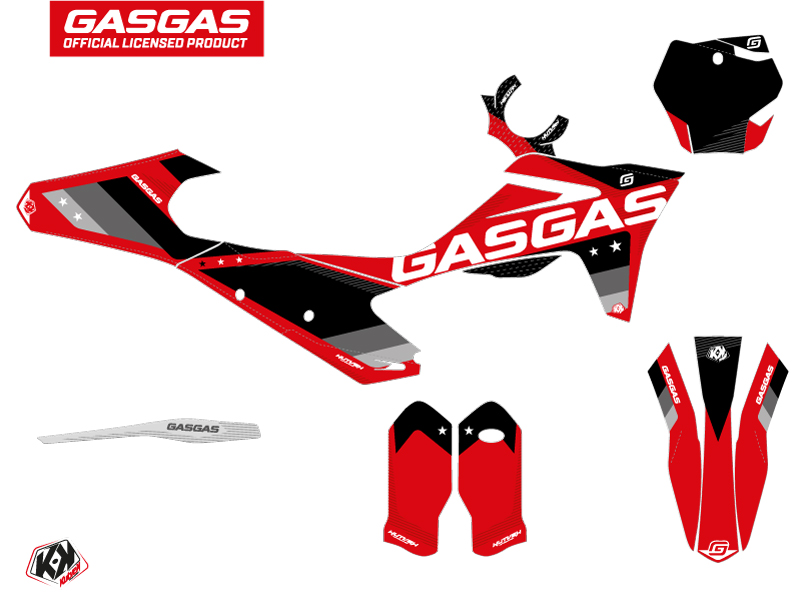 Kit Décoration Moto Cross GASGAS MCF 250 Stella Noir - vue 2