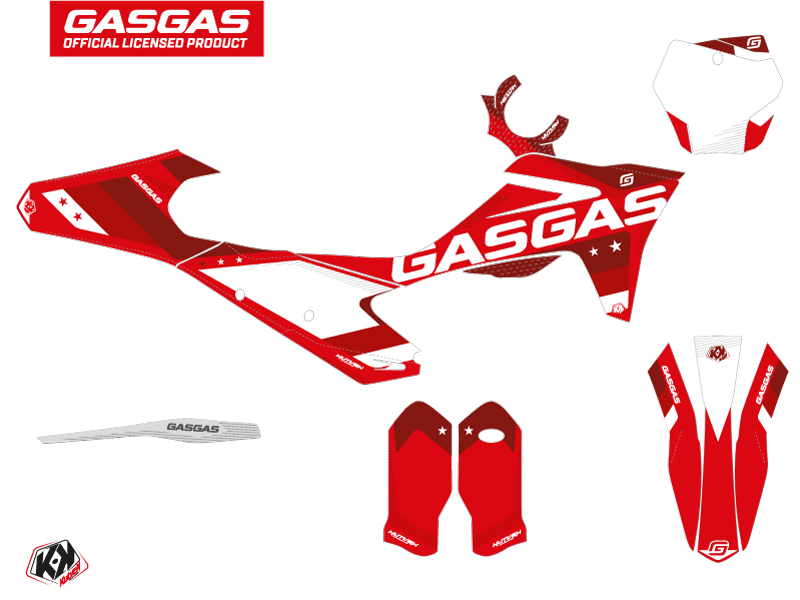 Kit décoratif Kutvek Stella Gasgas MCF 450 Rouge - vue 2