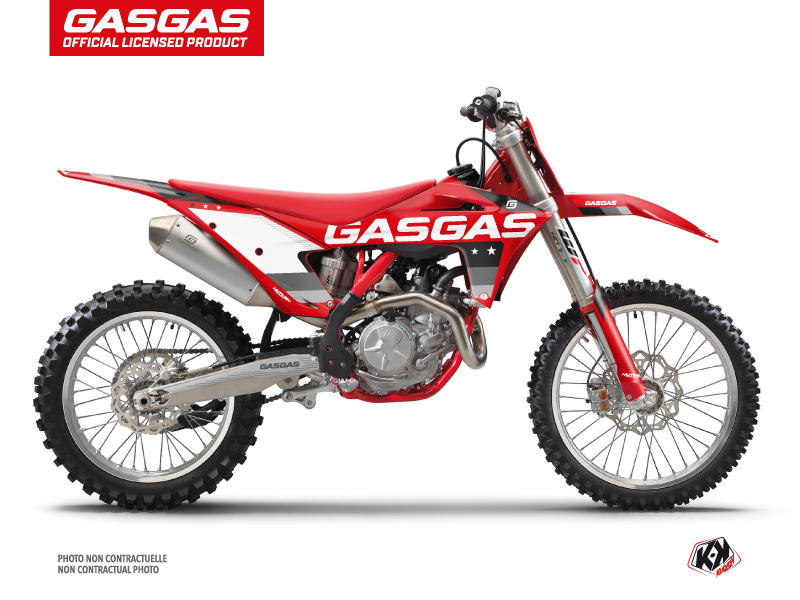 Kit décoration moto cross Stella GASGAS MCF 450 noir KUTVEK