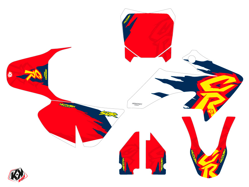 Kit Plastiques Deco Moto Cross Memories Honda 50 CRF KUTVEK - vue 2