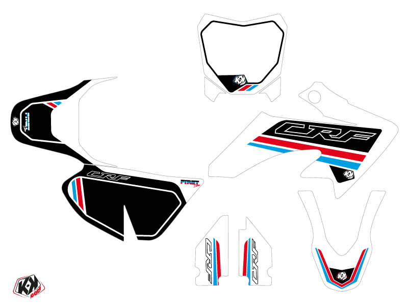 Kit décoratif motocross First Honda 50 CRF blanc Kutvek - vue 2