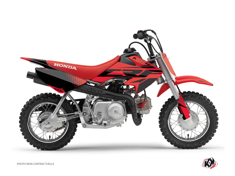 Kit Décoration Moto Cross Nasting Honda 50 CRF Rouge KUTVEK