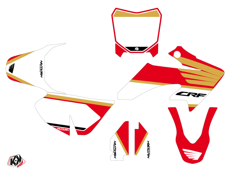 Kit Décoration Moto Cross Wing Honda 50 CRF Blanc KUTVEK - vue 2