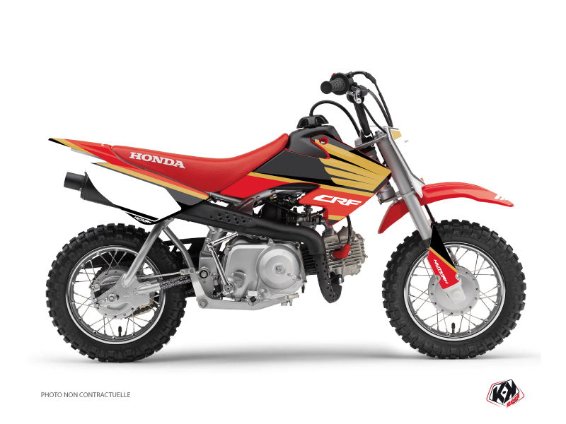 Kit de décoration moto cross Wing Honda 50 CRF or KUTVEK