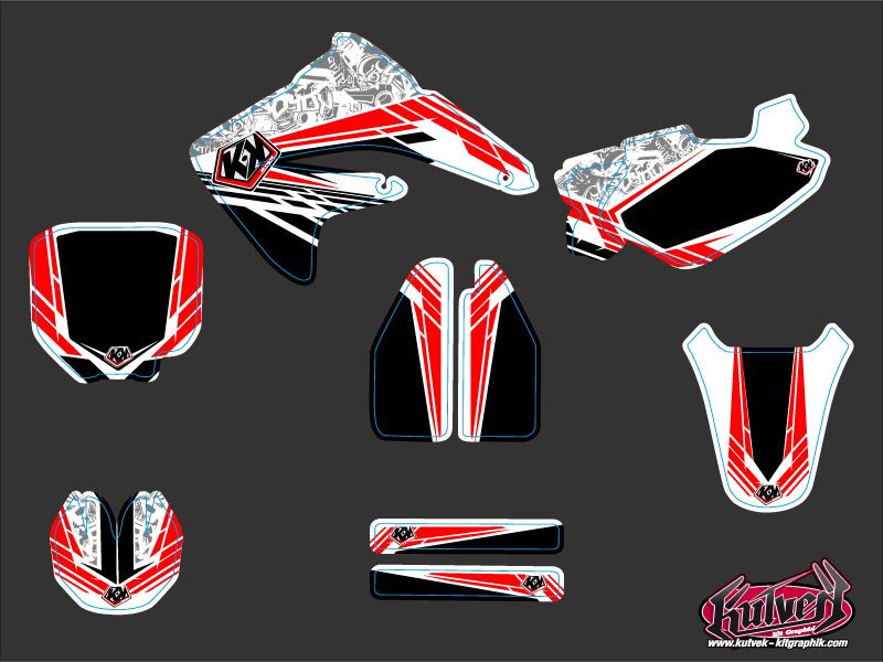 Kit Décoration Moto Cross Spirit Honda 85 CR KUTVEK - vue 2