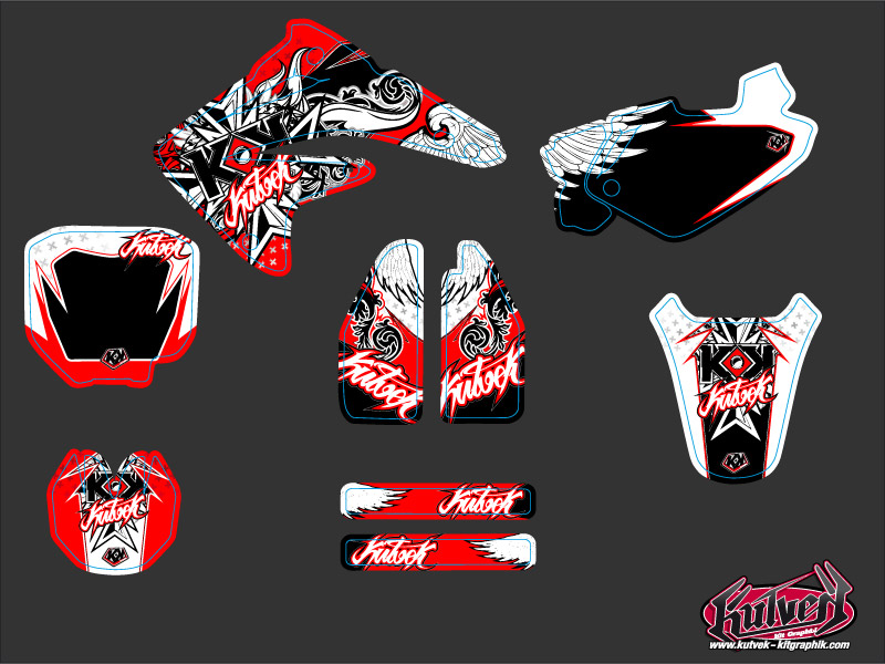 Kit Déco Moto Cross Demon Honda 85 CR KUTVEK - vue 2