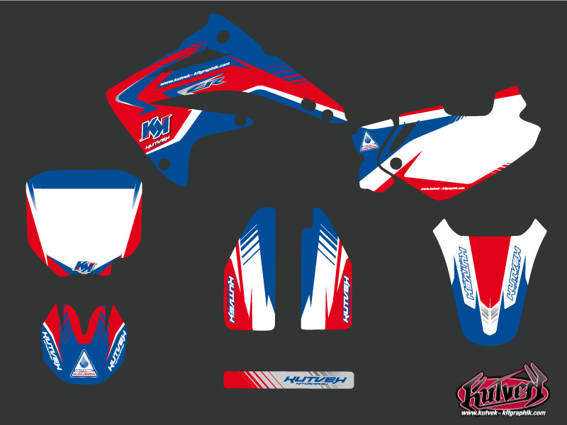 Kit de décoration moto-cross Pulsar Honda 85 CR Kutvek - vue 2