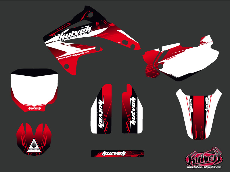 Kit déco moto cross slider Honda CR 85 KUTVEK - vue 2