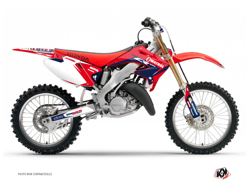 Kit Décoration Moto Cross Replica Team Luc1 Honda 125 CR 2017 Kutvek