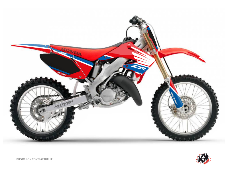 Kit Décor Moto Cross Wing Honda 125 CR Bleu KUTVEK