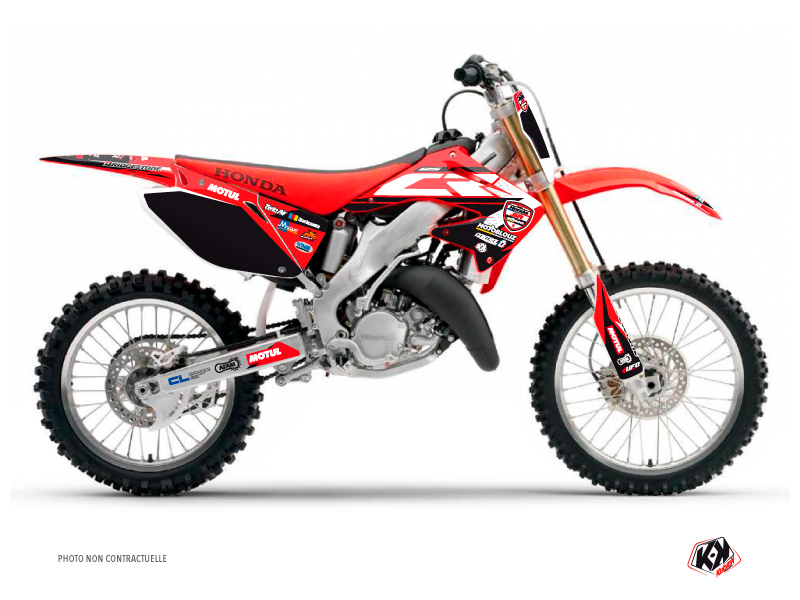 Kit Décoration Moto Cross Replica Team SR Honda 125 CR 2018-2019 KUTVEK