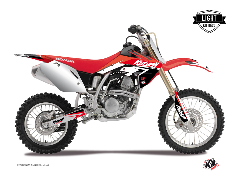 Kit Décoration Moto Cross Stage Honda 125 CR Rouge KUTVEK