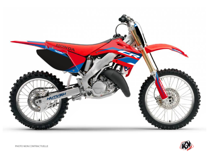 Kit Décoration Moto Cross League Honda 125 CR Rouge KUTVEK