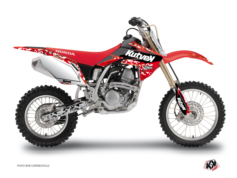 Kit Déco Moto Cross Predator Honda 150 CRF Rouge KUTVEK