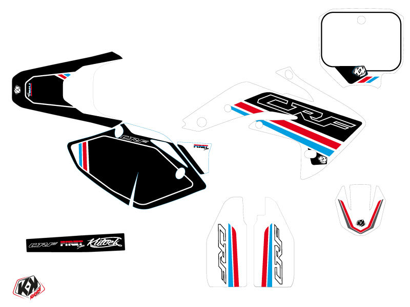 Kit de décoration motocross KUTVEK Honda 150R CRF blanc - vue 2