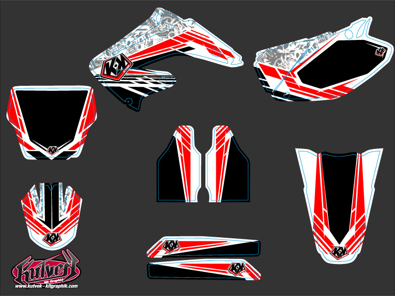 Kit décoration motocross Honda 250 CR Spirit KUTVEK - vue 2