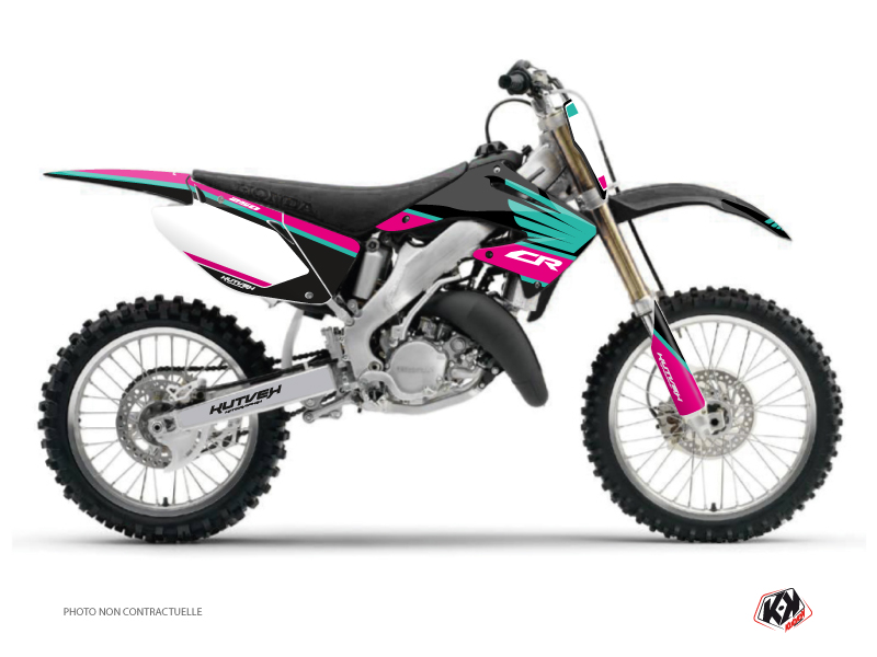 Kit Décoration Moto Cross Wing Honda 250 CR Turquoise KUTVEK
