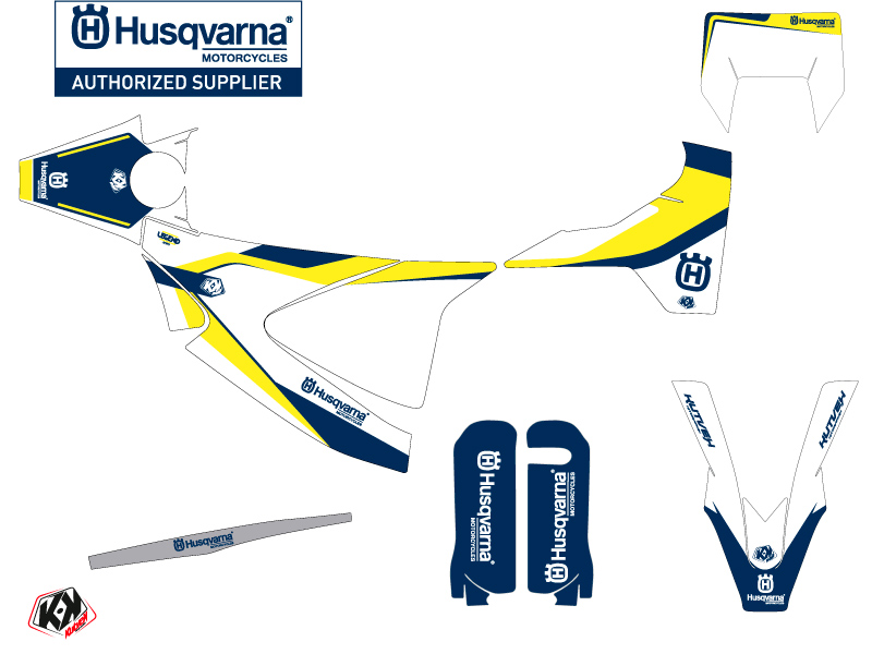 Kit Décoration Moto Cross Legend Husqvarna 701 Enduro Bleu - vue 2