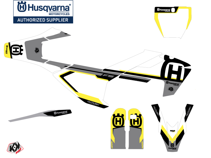 Kit décoratif motocross Husqvarna 450 FS noir KUTVEK - vue 2