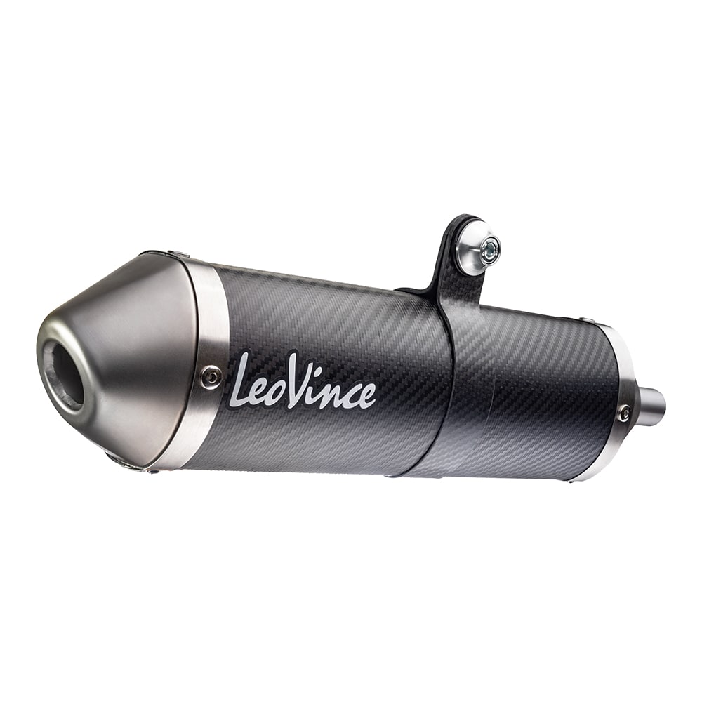 Silencieux Leovince X-FIGHT Carbon Fiber XE 50 - XM 50 homologué - vue 2