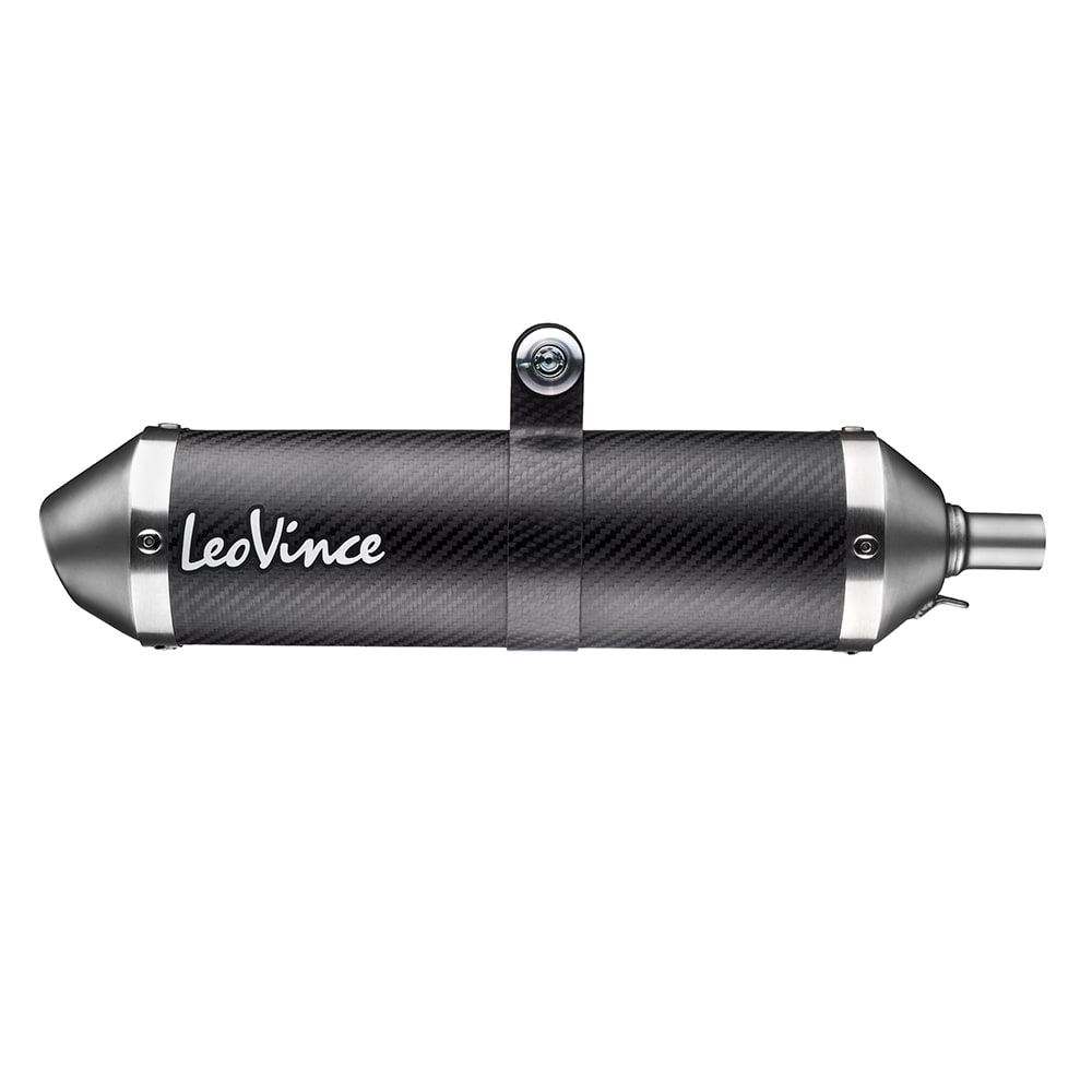 Silencieux Leovince X-FIGHT Carbon Fiber XE 50 - XM 50 homologué - vue 3