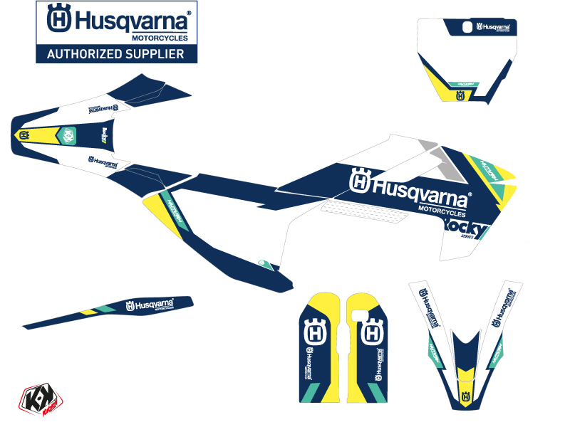 Kit de décoration moto cross Rocky Husqvarna 450 FS - vue 2