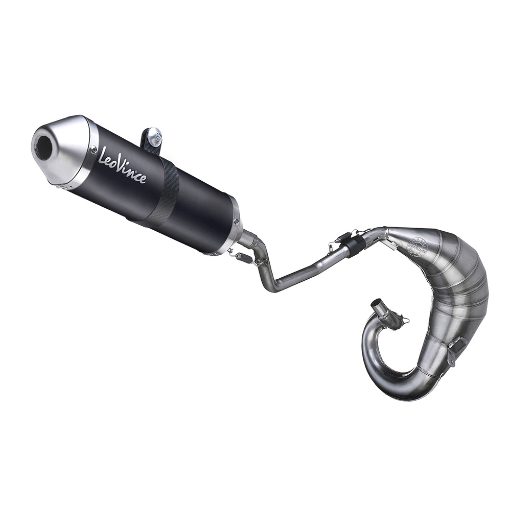 Silencieux Leovince X-FIGHT Black Edition 50 SE-RS / SM-RS / SM-R / SE-R 2021/2023 homologué - vue 2
