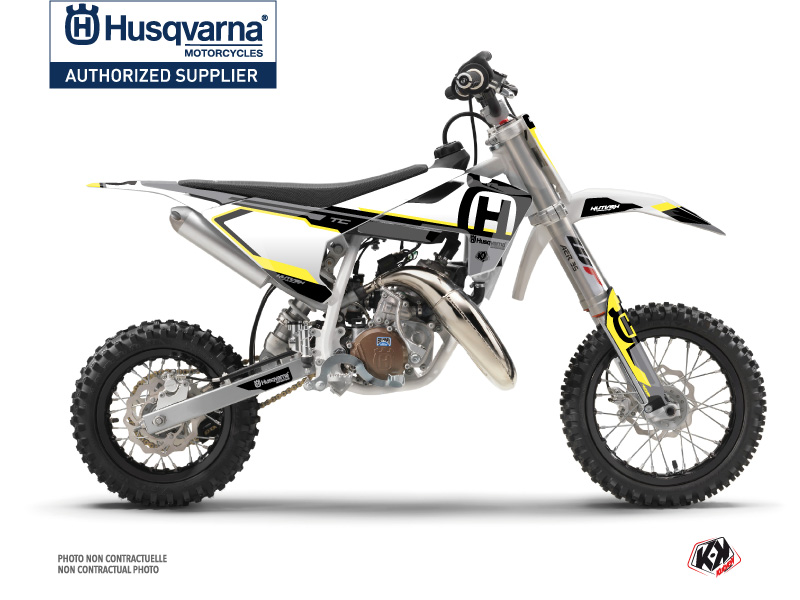 Kit déco moto cross Husqvarna TC 50 Noir
