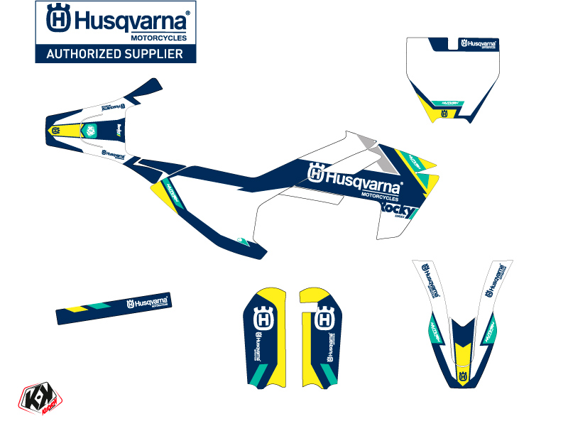 Kit déco moto cross Husqvarna TC 50 Rocky - vue 2
