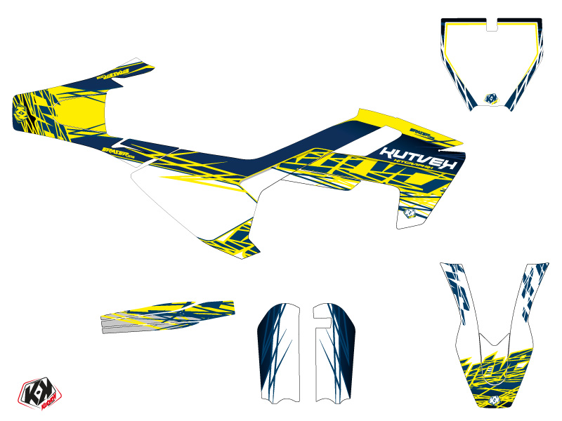 Kit décoration motocross Eraser Husqvarna TC 65 KUTVEK - vue 3