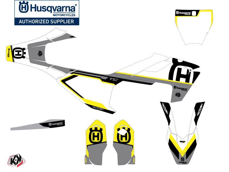 Kit Décoration Moto Cross Nova Husqvarna TC 85 Noir KUTVEK - vue 2