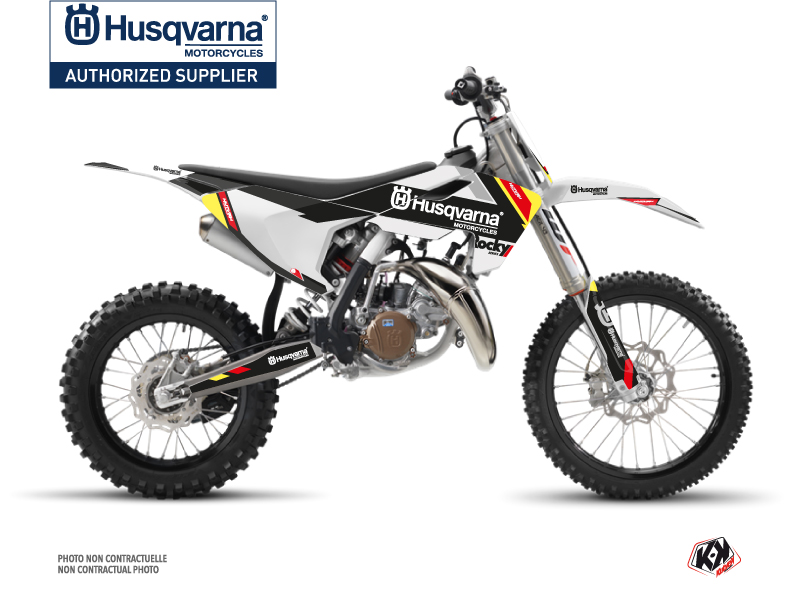 Kit décoration moto cross Husqvarna TC 85 Rocky noir KUTVEK