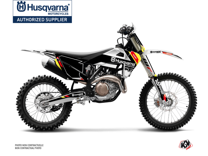 Kit décoration moto-cross Rocky Husqvarna FC 250 noir KUTVEK