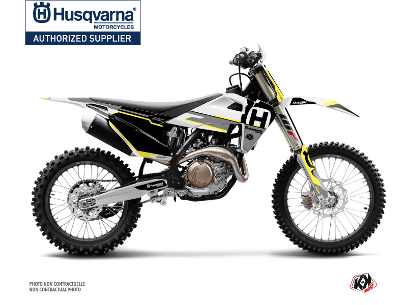 Kit Décoration Moto Cross Nova Husqvarna FC 250 Noir