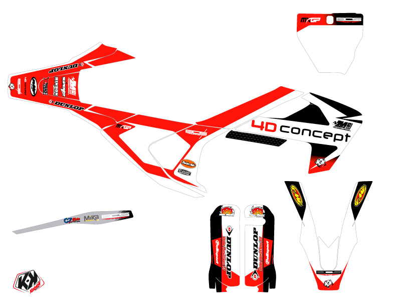 Kit de décoration Moto-Cross Replica BOS Husqvarna 350 FC - vue 2