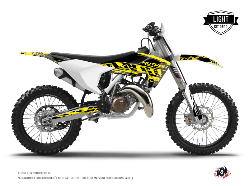 Kit de décoration Husqvarna FC 350 Eraser Fluo jaune KUTVEK