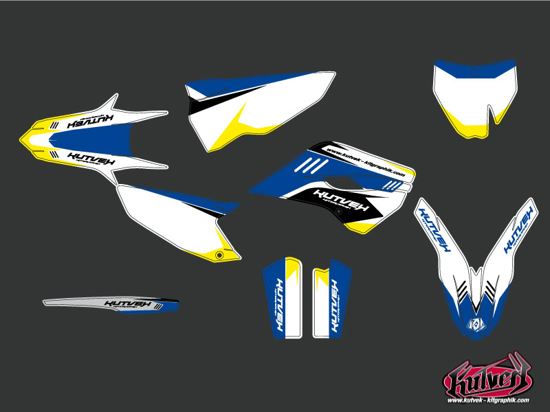 Kit Décoration Moto Cross Chrono Husqvarna FC 350 KUTVEK - vue 2