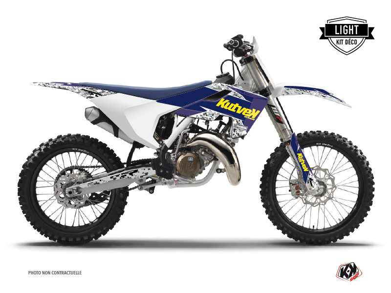 Kit décoration Moto-cross Predator Husqvarna FC 450 Violet Jaune