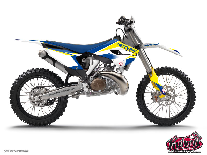 Kit de décoration moto cross Assault Husqvarna 125 TE KUTVEK