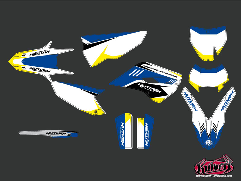 Kit de décoration Moto Cross Chrono Husqvarna TC 250 KUTVEK - vue 2